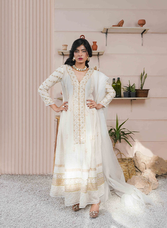 Fatima – Designer Cotton Gown for Women