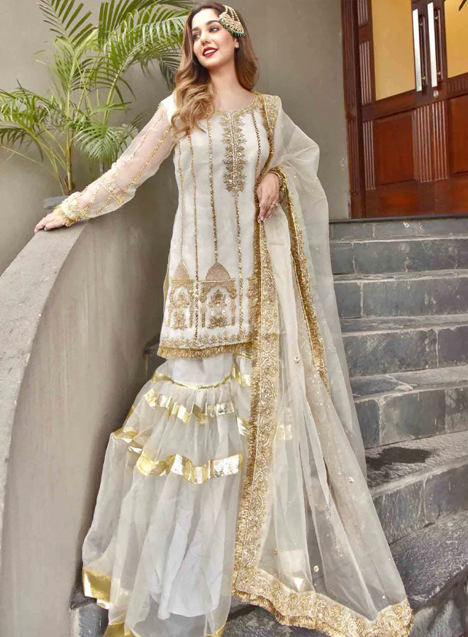 Hand Work Dupatta as shown