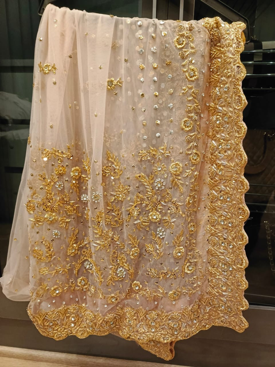 Peachy Pink Farshi Lehanga