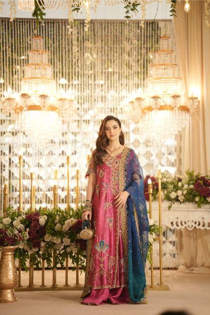 Zerra - With Bridal dupatta and Lehenga like picture