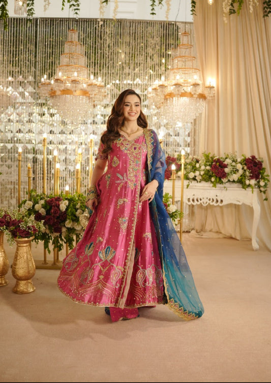Zerra - With Bridal dupatta and Lehenga like picture