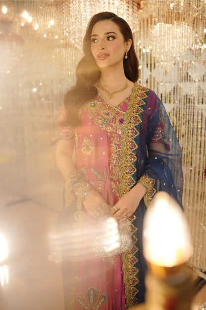 Zerra - with sequins sprinkle dupatta & Lehenga