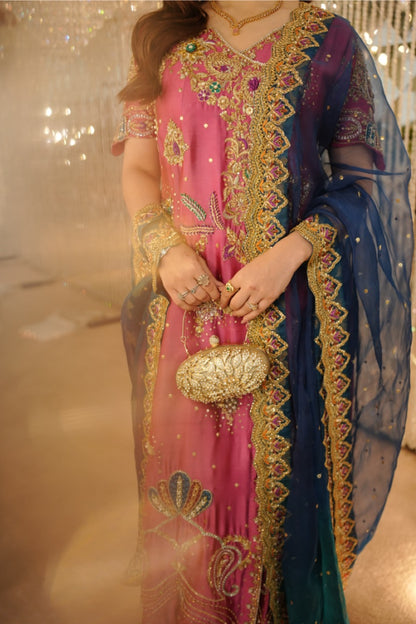 Zerra - with sequins sprinkle dupatta & Lehenga
