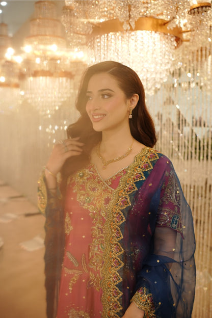Zerra - with sequins sprinkle dupatta & Lehenga