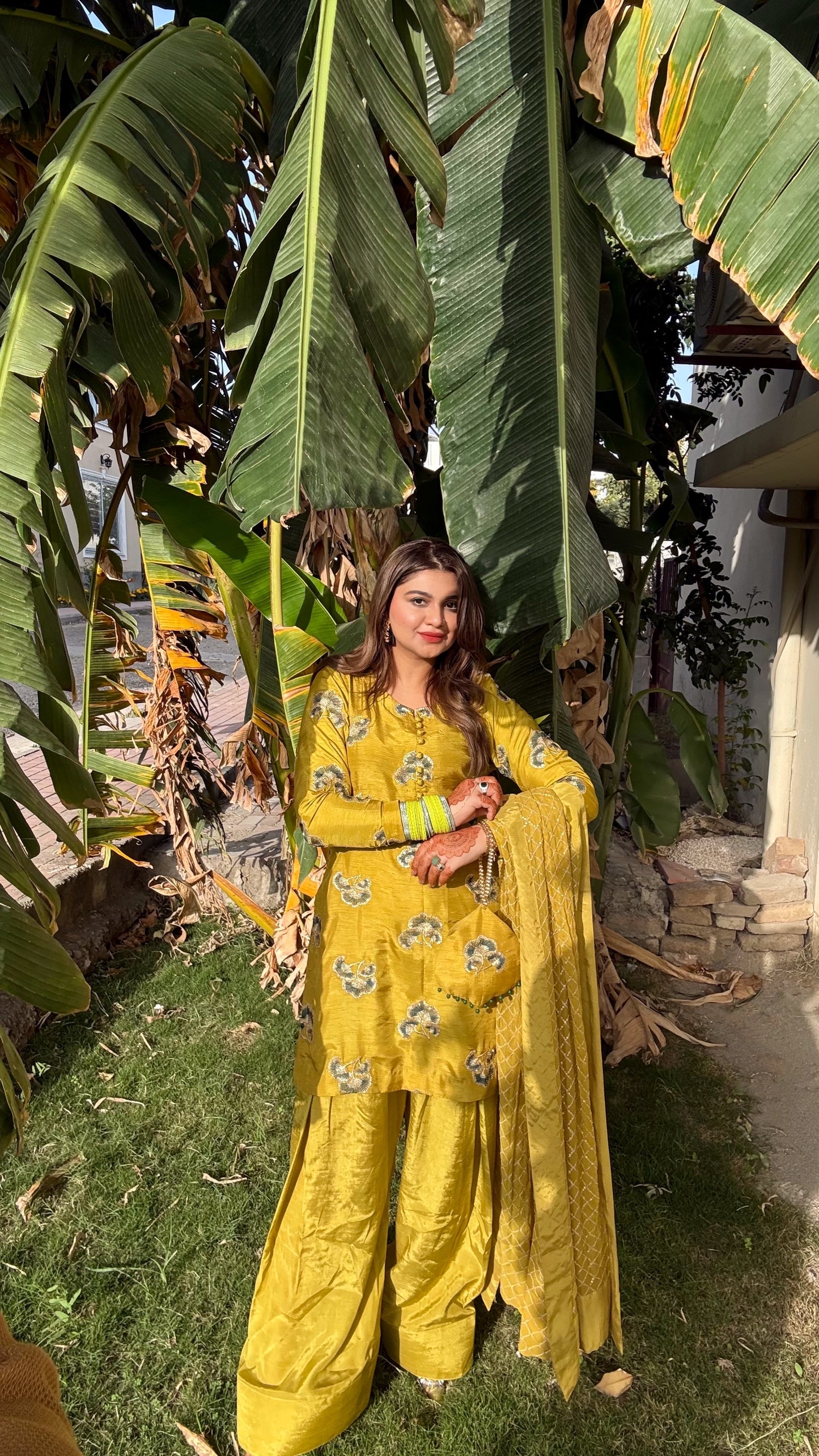 Olive Farshi Shalwar