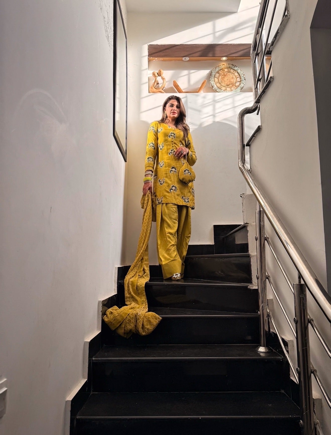 Olive Farshi Shalwar